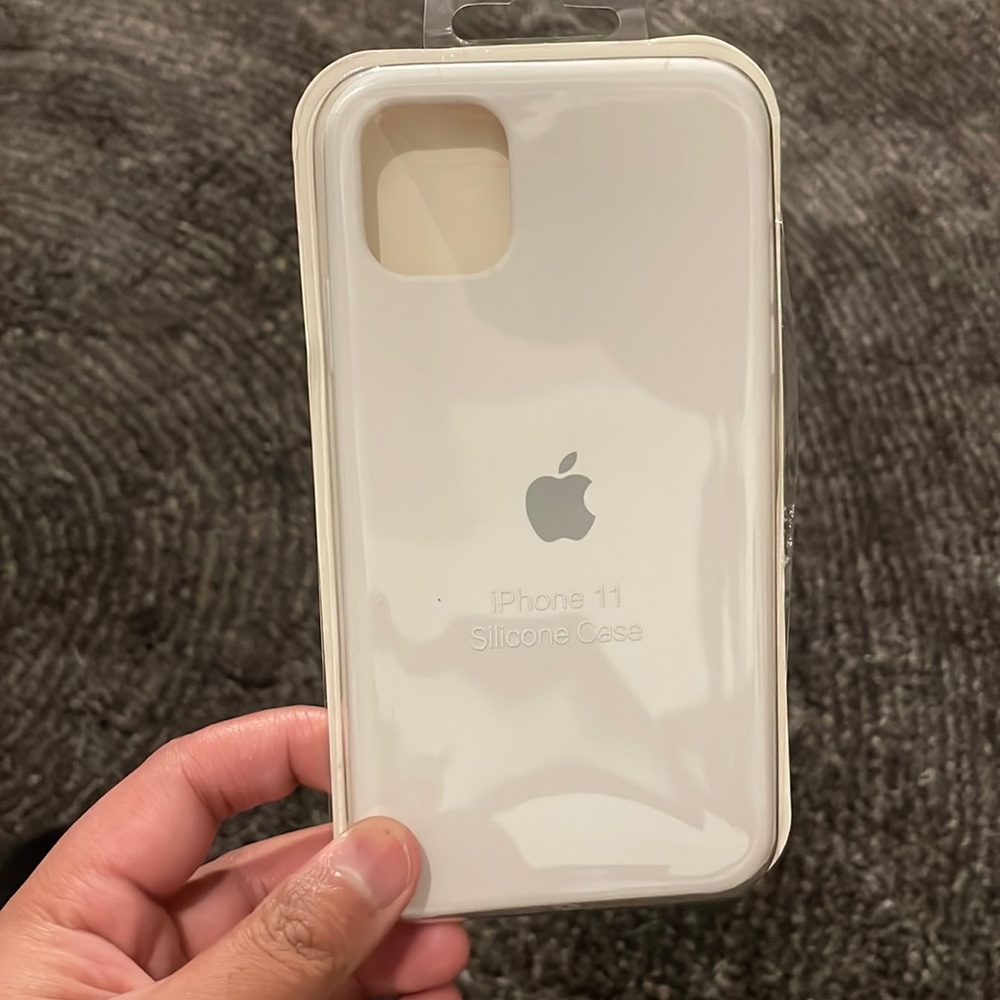 iPhone 11 Silicone White Case